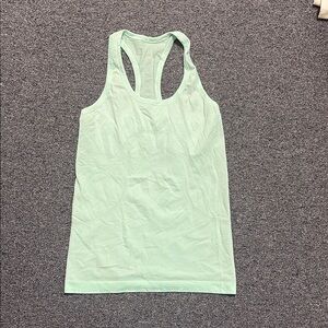 Lululemon Athletica Green Tank Top Racerback